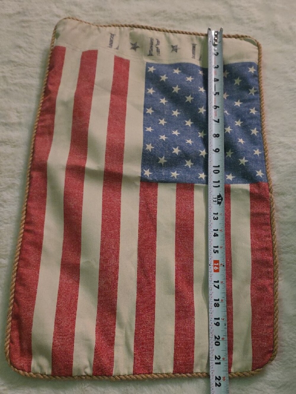 Lauren Ralph Lauren Patriotic USA Flag Accent Pillow Cover - Picture 7 of 10